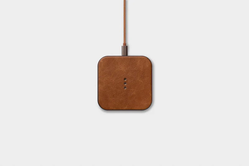 Italian Leather Single Device Charging Pad