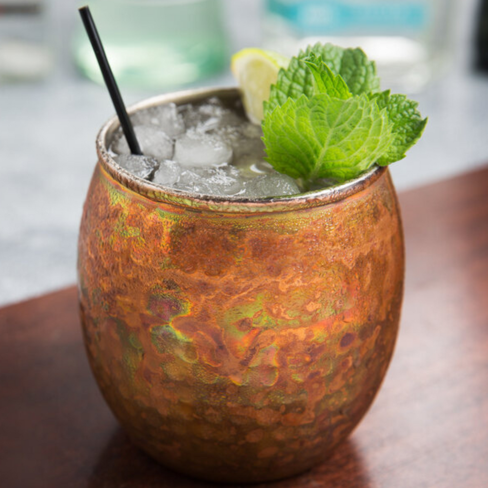 Hammered Antique Copper Moscow Mule Tumbler