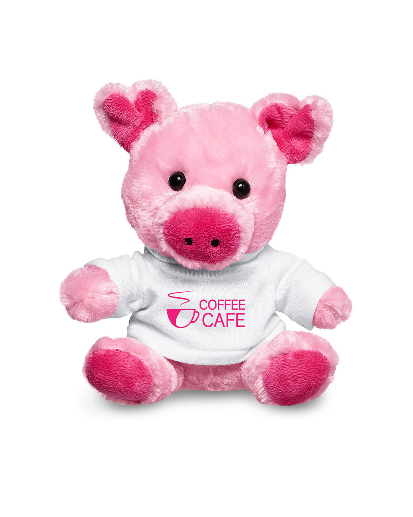 7" Plush Pig With T-Shirt