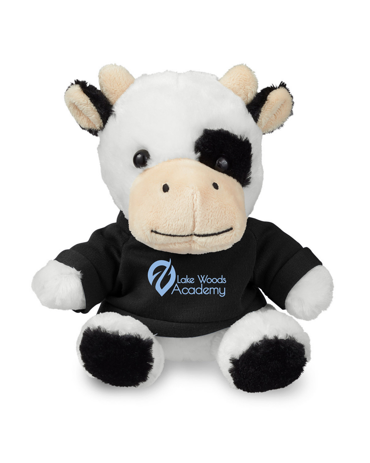 7" Plush Cow With T-Shirt