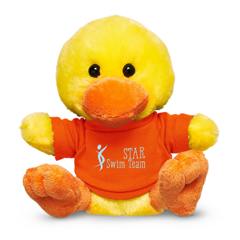 7" Plush Duck With T-Shirt