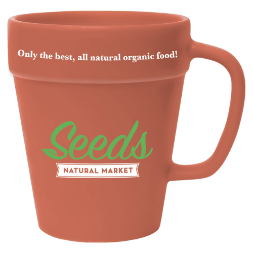 14 oz. Terra Cotta Flower Pot / Mug