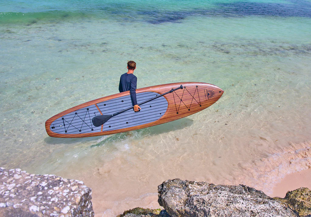 paddle board at beach